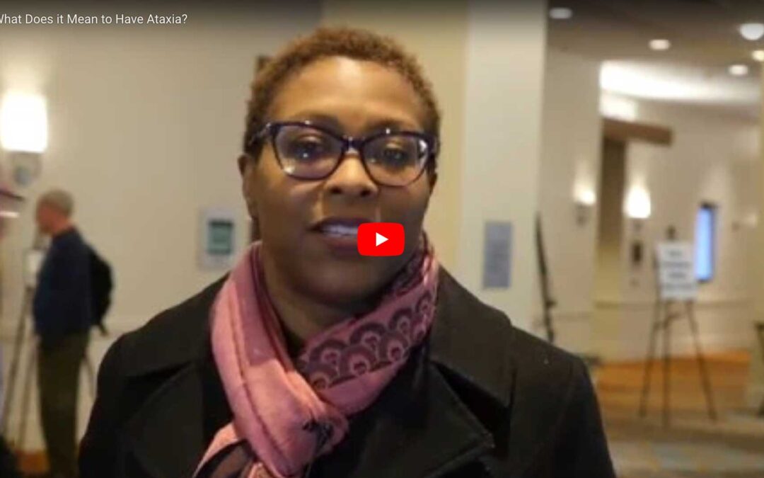 What does it mean to have ataxia?